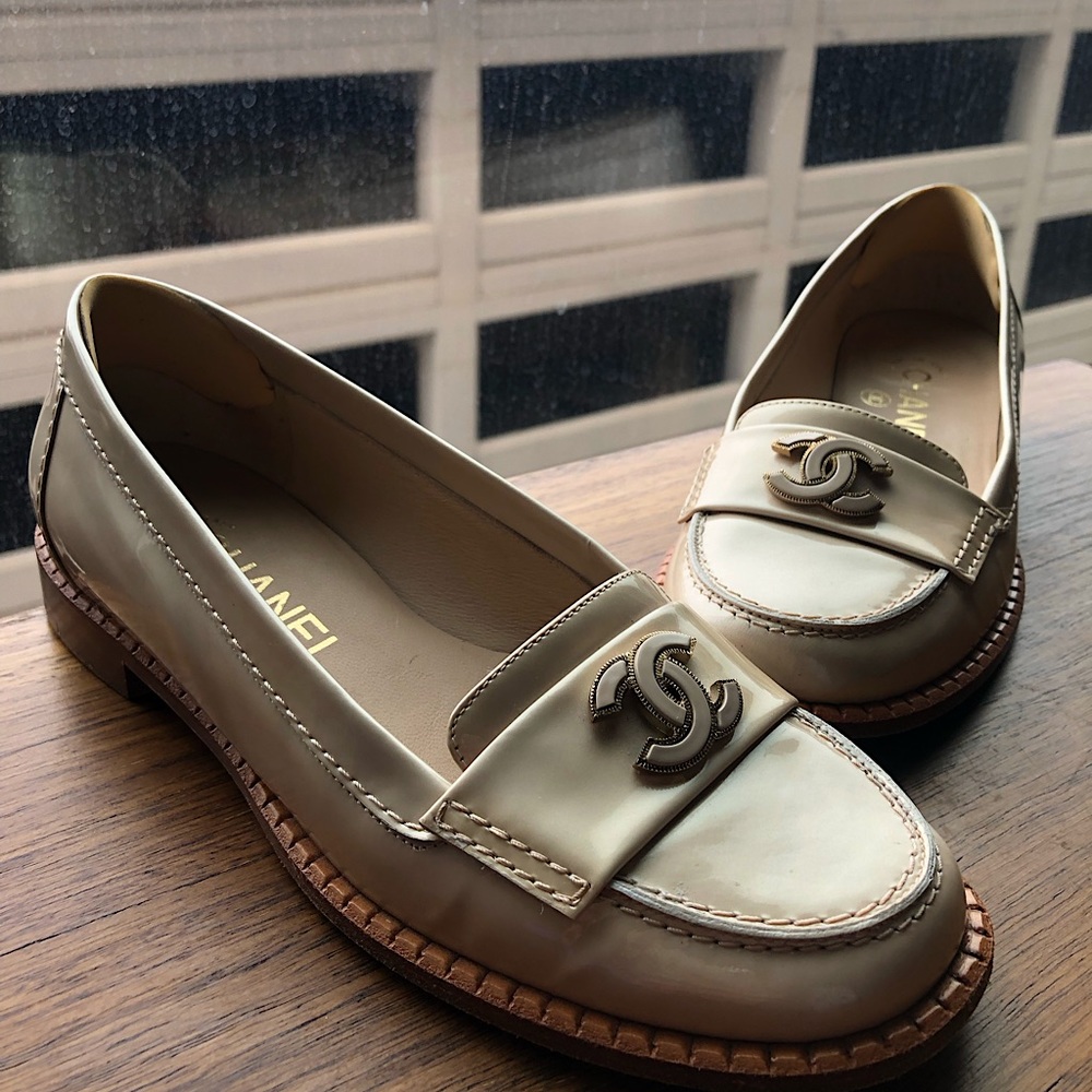 Patent Leather Chanel Loafers